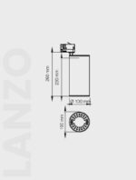 LANZO SERİSİ | MR 1020-100 RAY SPOT - Görsel 2