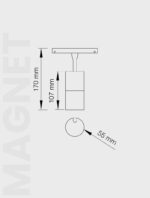 MAGNET SERİSİ | MRM 100 MAGNET RAY SPOT - Görsel 2