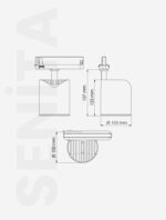 SENİTA SERİSİ | MR 1030-100 RAY SPOT - Görsel 3