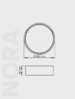 NORA SERİSİ | MS 503-600 SIVA ÜSTÜ SARKIT VE LİNEER - Görsel 4
