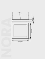 NORA SERİSİ | MS 622 SIVA ÜSTÜ SARKIT VE LİNEER - Görsel 2