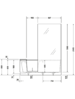 Shower + Bath Kapılı küvet - Görsel 4