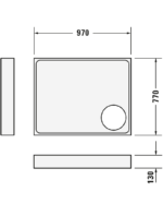 Starck Slimline Duş teknesi - Görsel 5
