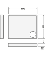 Starck Slimline Duş teknesi - Görsel 6