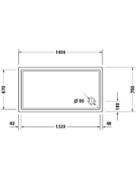Starck Slimline Duş teknesi - Görsel 3