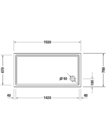 Starck Slimline Duş teknesi - Görsel 3