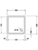 Starck Slimline Duş teknesi - Görsel 4