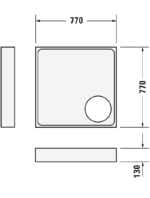 Starck Slimline Duş teknesi - Görsel 6