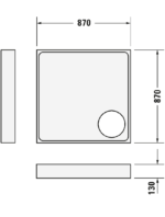 Starck Slimline Duş teknesi - Görsel 6