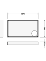 Starck Slimline Duş teknesi - Görsel 4