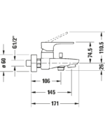 B.1 Sıvaüstü küvet bataryası - Görsel 3