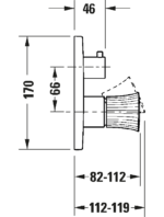 White Tulip Ankastre duş bataryası - Görsel 5