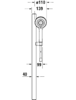 Duş seti 800, 3jet - Görsel 2