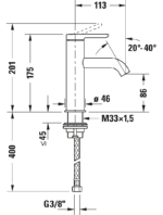 C.1 Tek kollu lavabo bataryası M FreshStart und MinusFlow - Görsel 2