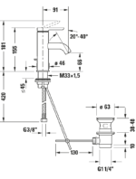 C.1 Tek kollu lavabo bataryası S FreshStart und MinusFlow - Görsel 2