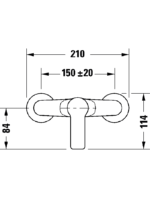 D-Code Sıvaüstü duş bataryası - Görsel 3