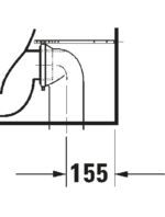 D-Neo Stand WC für Kombination mit Unterdusche - Görsel 9