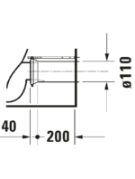 D-Neo Stand WC für Kombination mit Unterdusche - Görsel 11