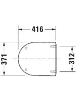 Starck 3 Klozet kapağı Vital - Görsel 2