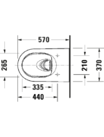 ME by Starck Asma klozet HygieneFlush - Görsel 3