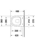 Bento Starck Box Asma klozet set kutusu Compact - Görsel 4