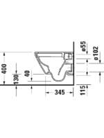 D-Neo Wand WC mit Unterdusche Compact - Görsel 7