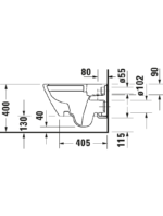 D-Neo Wand WC mit Unterdusche - Görsel 10