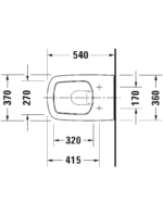 DuraStyle Wand WC mit Unterdusche - Görsel 4