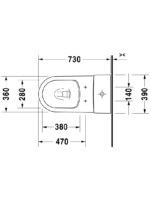 ME by Starck Klozet kapağı - Görsel 6