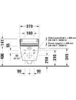 ME by Starck Akıllı kapak için asma klozet HygieneFlush - Görsel 3