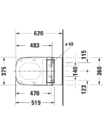 DuraStyle Akıllı kapak için asma klozet - Görsel 5