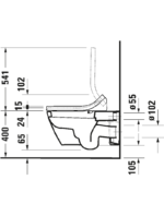 Starck 2 Akıllı kapak için asma klozet - Görsel 9