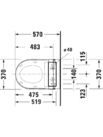 ME by Starck Akıllı kapak için asma klozet - Görsel 6