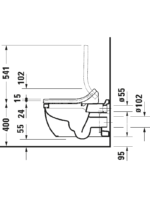 Starck 3 Akıllı kapak için asma klozet - Görsel 9