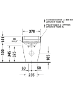 Bento Starck Box Akıllı klozet kapağı için yerden klozet - Görsel 3