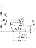 Bento Starck Box Akıllı klozet kapağı için yerden klozet - Görsel 4
