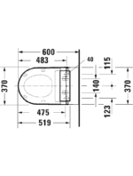 Bento Starck Box Akıllı klozet kapağı için yerden klozet - Görsel 5