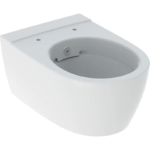 Geberit iCon taharet fonksiyonlu kanalsız asma klozet, kapalı form, Geberit Rimfree