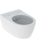 Geberit iCon taharet fonksiyonlu kanalsız asma klozet, kapalı form, Geberit Rimfree