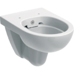 Geberit Selnova taharet fonksiyonlu asma klozet, alçak tip, Rimfree