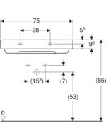Geberit ONE yatay çıkışlı lavabo - Görsel 3