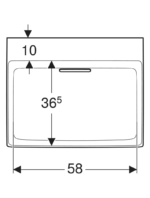 Geberit ONE yatay çıkışlı lavabo - Görsel 4
