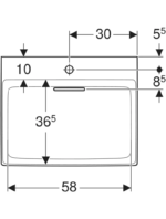 Geberit ONE yatay çıkışlı lavabo - Görsel 4