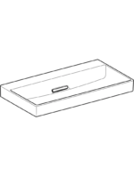 Geberit ONE yatay çıkışlı lavabo - Görsel 5