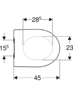 Geberit iCon klozet kapağı, ince tasarım - Görsel 5
