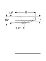 Geberit Smyle Square lavabo - Görsel 4