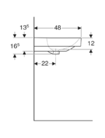 Geberit Smyle Square lavabo - Görsel 4