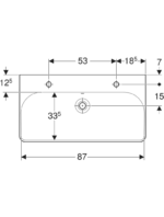 Geberit Smyle Square lavabo - Görsel 2