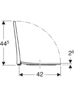 Geberit Acanto klozet kapağı - Görsel 3