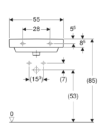 Geberit Smyle Square lavabo - Görsel 3